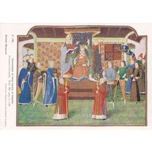 Coronation Of King Henry Of Castile British Museum Postcard