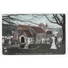 St Brelade's Church Jersey Postcard Channel Islands 1111