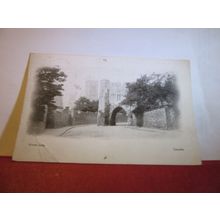 POTTER GATE, LINCOLN used antique postcard by Boots. 1906 pm =