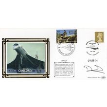 Captain Derek Woodley Concorde Pilot Rare Hand Signed FDC