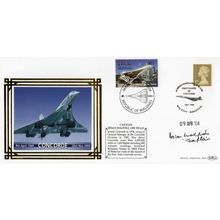 Captain Brian Walpole Concorde OBE Rare Hand Signed FDC