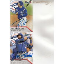 TROY TULOWITZKI & JOSE BAUTISTA AUTOGRAPH 2016 TORONTO BLUE JAYS ALL-STAR PLAYER
