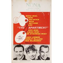 THE APARTMENT (1960) 4 Poster Canvas Movie Film Print A0 A1 A2 A3 A4 A5 A6 Art W