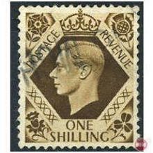 1936 SG477 1s Bistre Brown Fine Used