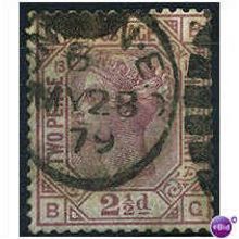 1878 SG141 2 1/2d Rosy-Mauve Plate 13 Good++ Used "BG"
