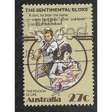 AUS 1983 27c 'THE SENTIMENTAL BLOKE' FINE USED (EBID52-148)