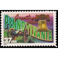 3733 37c Pennsylvania Fine MNH V2832