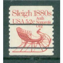 1900a 5.2c Sleigh Fine MNH Dry Gum PreCnx G0381