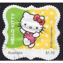 2025 HELLO KITTY AND FRIENDS, USED SELF-ADHESIVE MYSTAMP. 13/14