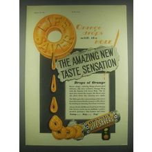 1930 Orange Life Savers Candy Ad - Amazing New Taste