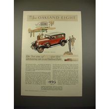 1930 Oakland Eight Custom Sedan Car Ad - Exhilarating