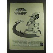 1972 New York Life Insurance Ad - Keep up The Pace