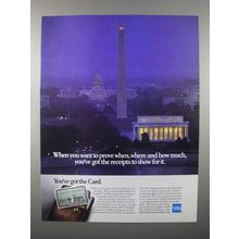 1980 American Express Card Ad - You've Got Receipts
