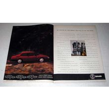 1989 Saab 900S 16V Car Ad - 16 Valves at the Front