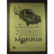 1960 Morris 1000 Car Ad - This little car goes to market