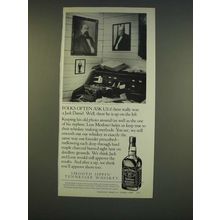 1990 Jack Daniels Whiskey Ad - Folks often ask us if there really was a Jack