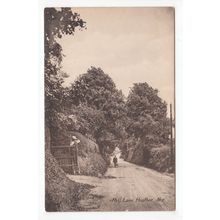 Mill Lane Heather Postcard Leicestershire Local Publisher R J Fowkes