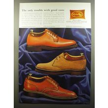 1953 Taylor Shoes Ad - The only trouble with good taste
