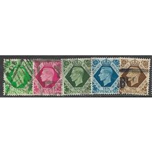 1937 5 different values - fine used (o)