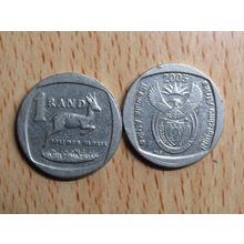 Suid Africa South Africa 2005 1 Rand Isewula Coin