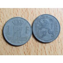 Belgium 1941 1 Franc Belgique (French Text) Coin