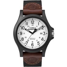 Timex Mens TW4B08200 Expedition Arcadia Brown Fabric Strap Watch