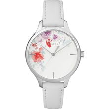 Timex TW2R66800 Women's Swarovski White Leather Strap Watch