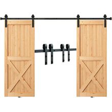 Sliding Barn Door Hardware Kit, VEVOR 8FT 330LBS Heavy Duty Barn Door Track Kit