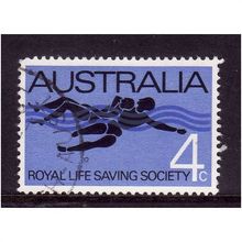 AUSTRALIA 1966 SG 406 4c SAVING LIFE FINE USED#1