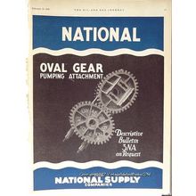 national supply companies 1928 oval gear pumping attachment vintage ad