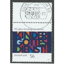 GER 2002 56c '150TH ANN OF CHILDRENS CHURCH SERVICES 'FINE USED (EBID49-471)