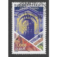 FRA 2000 3F '200TH ANN OF BANK OF FRANCE' FINE USED (EBID55-886)
