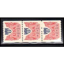 CVP31 26c Shield Very Fine MNH Dry Gum Strip of 3 PA5193