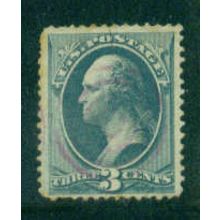 Used 184 3c George Washington Barely Clears Color Cnx M00403