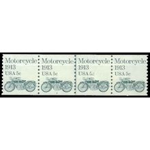 1899 5c Motorcycle Very Fine MNH Dry Gum PNC 2/4 G0176