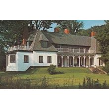 Stephen Leacock Economist Ecomony Rare Home Brewery Bay Ontario Canada Postcard