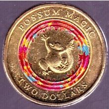 2017 Australia 2 Dollars coin Possum Magic Happy