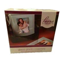 Home Elements Glass Photo Coaster