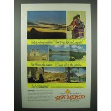 1953 New Mexico Tourism Ad - Tired of Ordinary