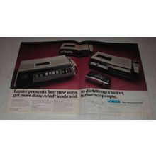 1977 Lanier Dictating Ad - Edisette II, Regent, Attache