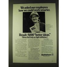 1979 Bethlehem Steel Ad - How We Could Work Smarter