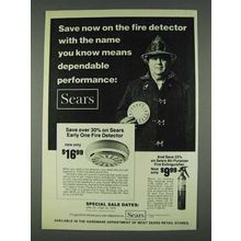 1978 Sears Fire Detector and Fire Extinguisher Ad