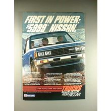 1984 Nissan Regular Bed Truck Ad - First in Power!