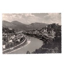 SALZBURG, AUSTRIA.. unused vintage postcard c. 1950s =