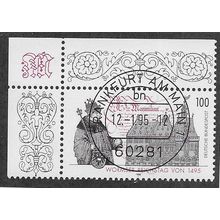 GER 1995 100pf '500TH ANN OF WORMS' (CORNER MARGIN) FINE USED (EBID53-618)