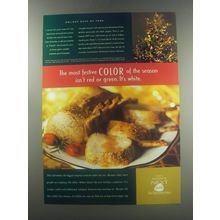 1997 National Pork Producers Council Ad - recipe for Holiday Rack of Pork