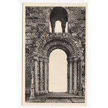 West Door Lindisfarne Priory Holy Island Northumberland Postcard 22