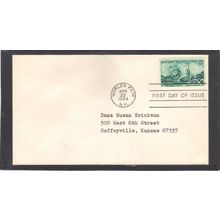FDC 1244 5c World's Fair (No Cachet-Typed/A) CV42045
