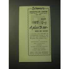 1948 Schrafft's Restaurant Ad - Schrafft's Rockefeller Center
