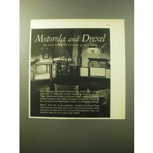 1960 Motorola and Drexel Triune Television and Furniture Advertisement